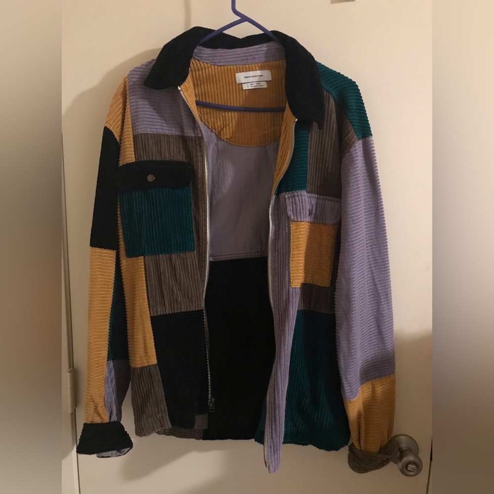 Corduroy colorful overcoat / stylish / men’s or women’s
